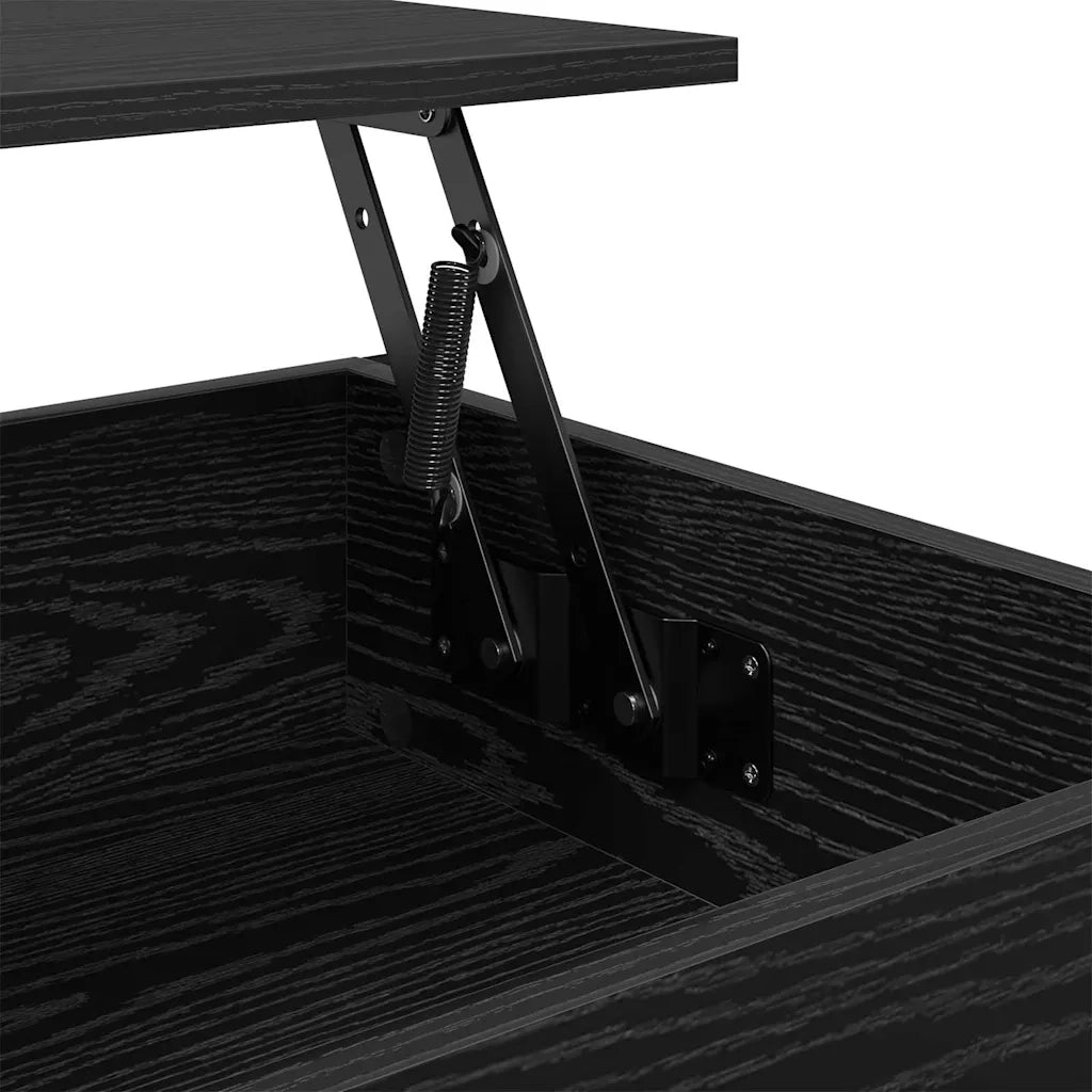 Tavolino da salotto con cassetto Rovere Nero 70 x 50 x 54.5 cm 883050