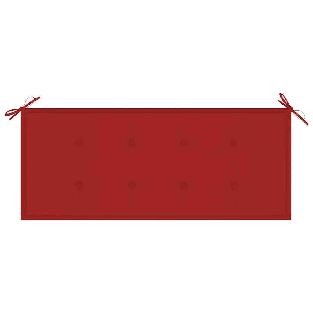 Panca da Giardino con Cuscino 120 cm in Massello di Acacia 3063774