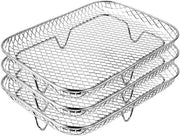 Airfryer Accessori 3 in 1 - Raccogliere Airfryer in Rame Inossidabile - 3 Pannelli di Raffreddamento per Forno - Dimensioni: 19 cm L x 13,5 cm H x 9,4 cm H - 3 pezzi