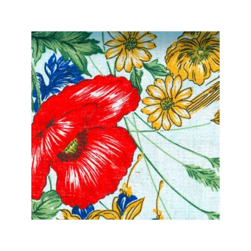 Tenda Sole Cotone Extra Fiori 300X150 Papaver Xtra