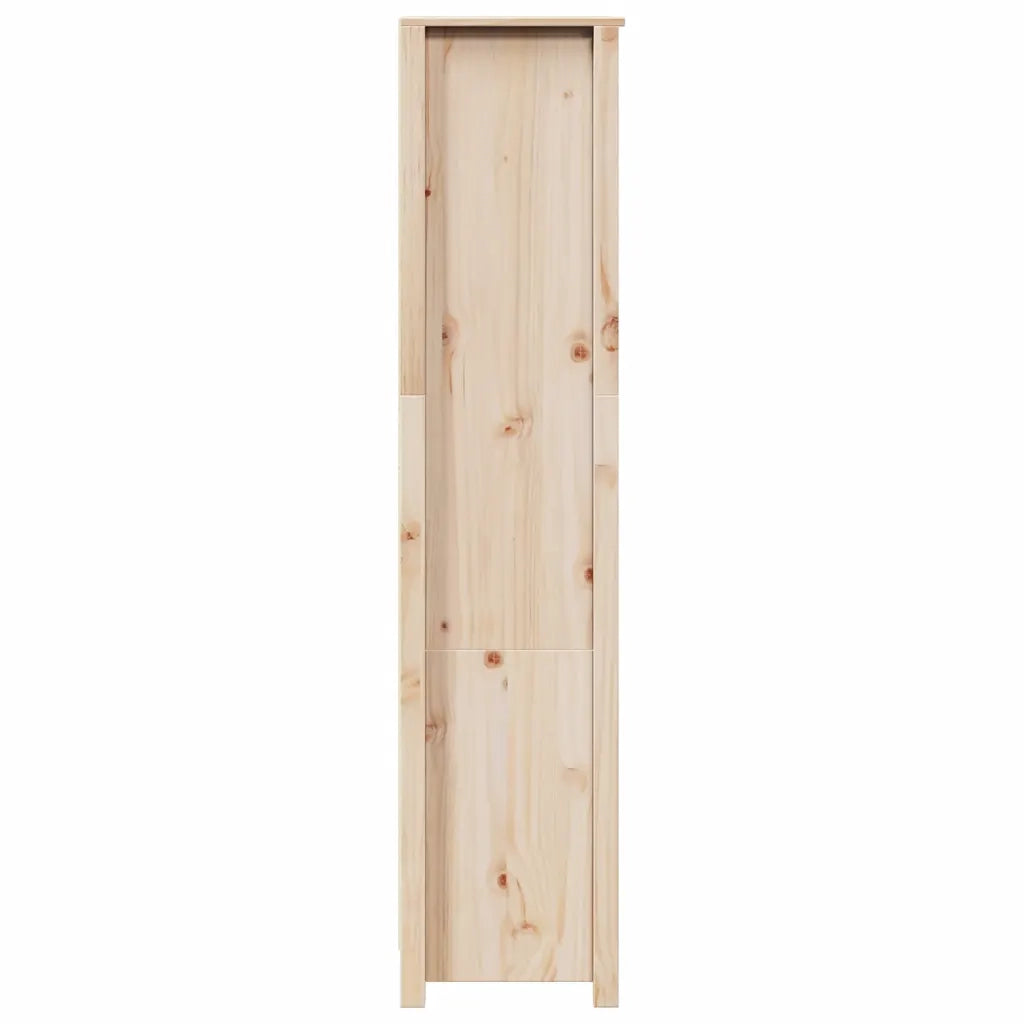Credenza-Buffet-Armadio da cucina 80x35x154 cm in Legno Massello di Pino