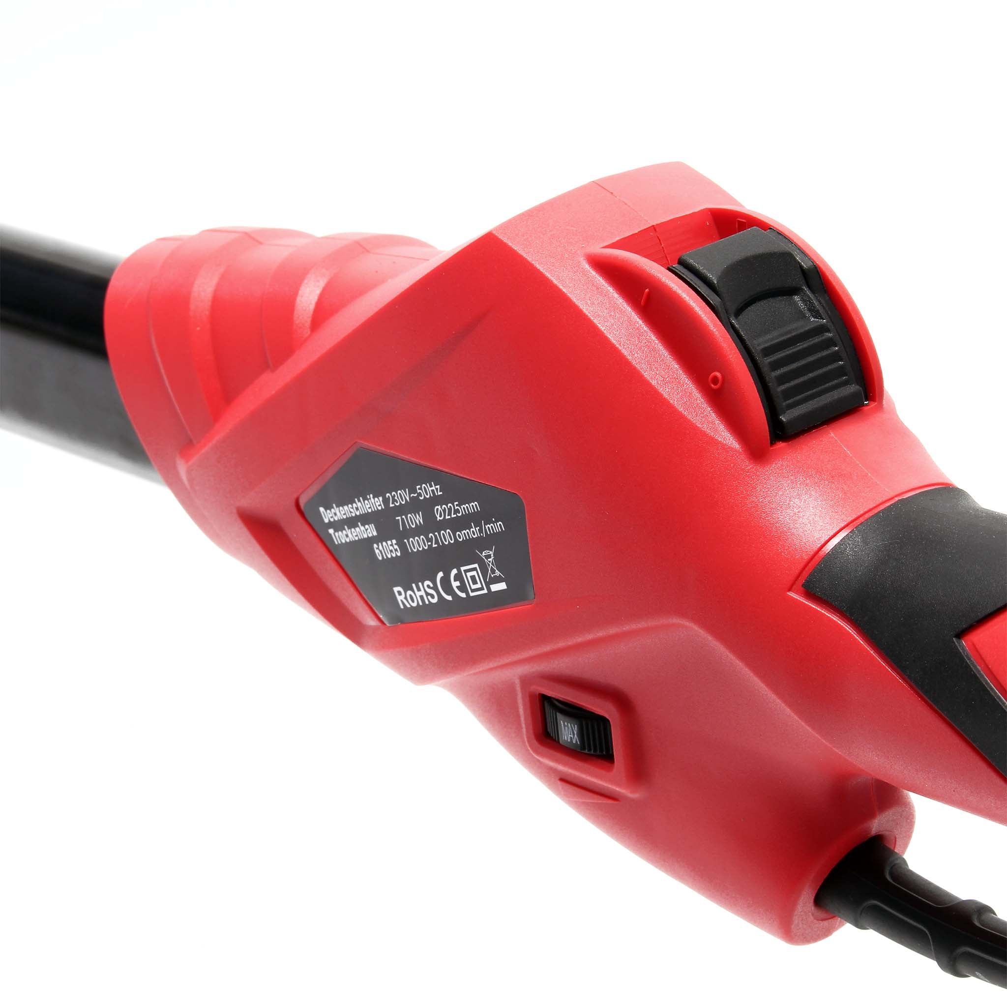 Levigatrice a collo lungo per soffitti 710W Dischi di levigatura 225 mm Per muri a secco