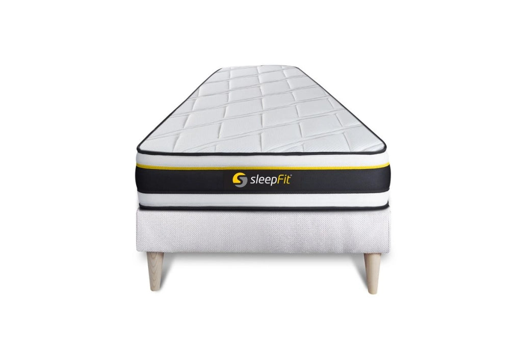 Kit rete e materasso matrimoniale SOFT 90x190cm - Spessore : 19cm - Foam HD con struttura microalveolare - Molto rigido