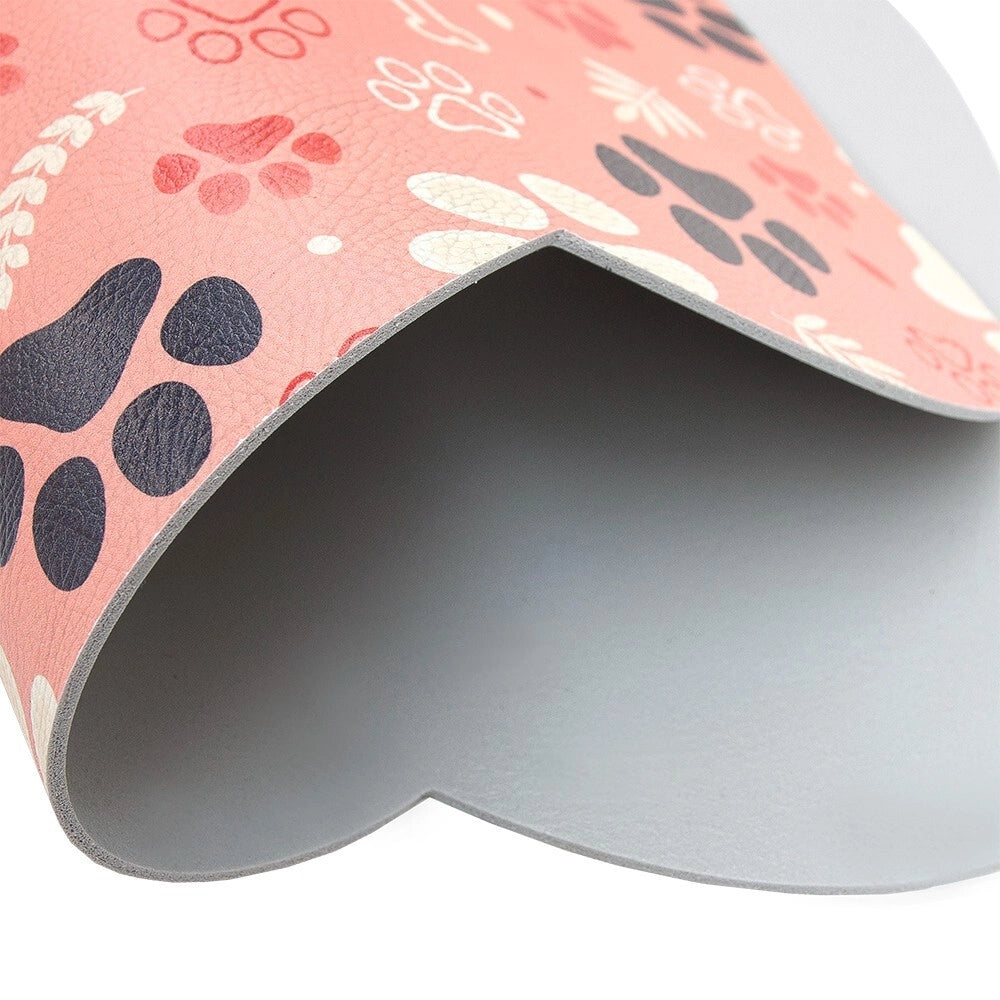 Tappeto Sottociotola Tovaglietta 38x60 Pvc Impermeabile Antiscivolo Cane Gatto Dis.A