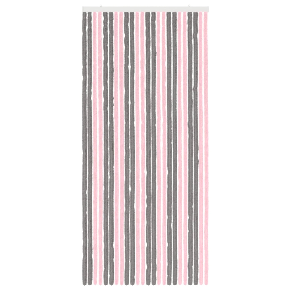 Tenda per insetti in chenille Grigio Argento e Rosa 42034442