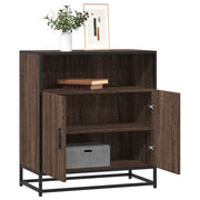 Credenza Rovere Marrone 68x35x76 cm in Legno Multistrato 849003