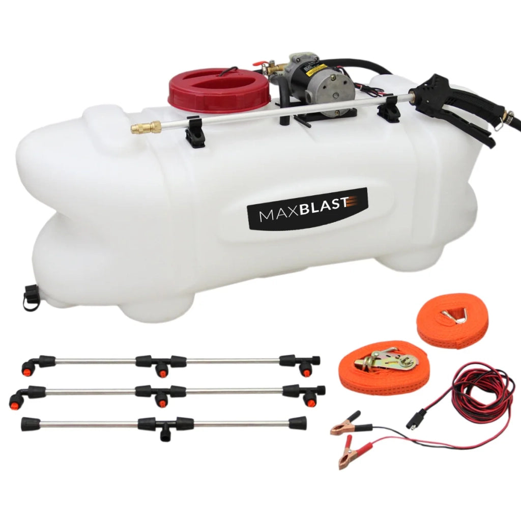 Rimorchio ATV Fuoristrada e Spruzzatore 100 Litri - Bundle per Giardinaggio