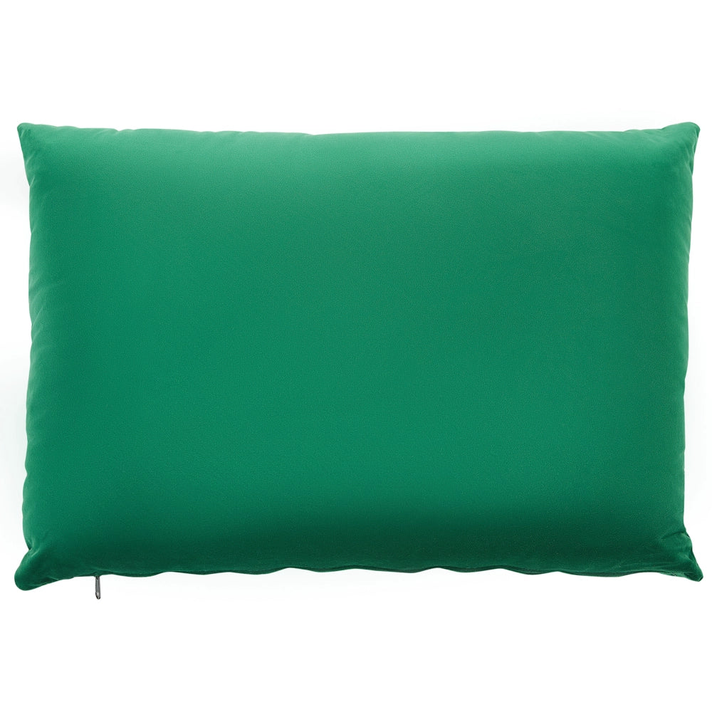 Chaise longue Velluto Verde Rivestimento Braccioli Cuscino Schienale Design Moderno Simmetrico