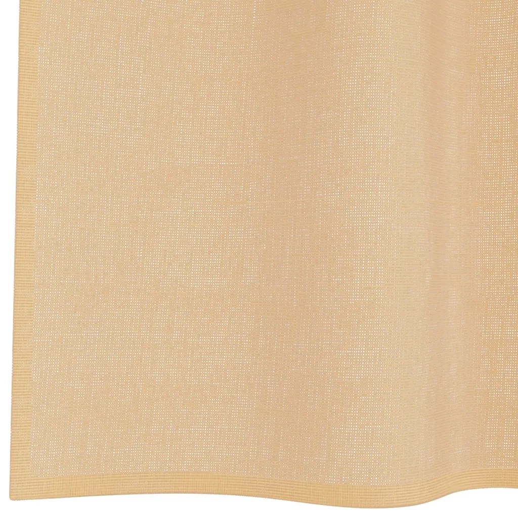 Tende in Voile con Occhielli 2 pz Sabbia