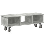 Supporto TV | Armadietto TV | Mobile Porta TV Grigio cemento 100 x 35 x 35 cm Legno multistrato