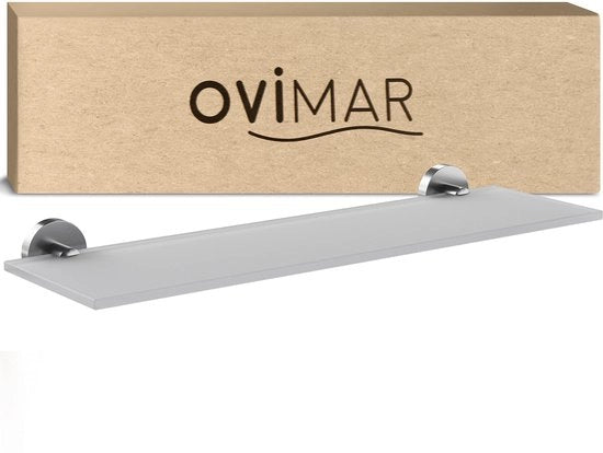 Plank per bagno in acciaio inossidabile | Zinco | Vetro | Plank da perforare per bagno o cucina | Appeso in bagno o cucina | Per l'archiviazione o come piccolo plank per diverse accessori da bagno o decorazioni da bagno