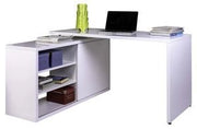 KIT SCRIVANIA CM.150X69/120X74H BIANCO LUCIDO
