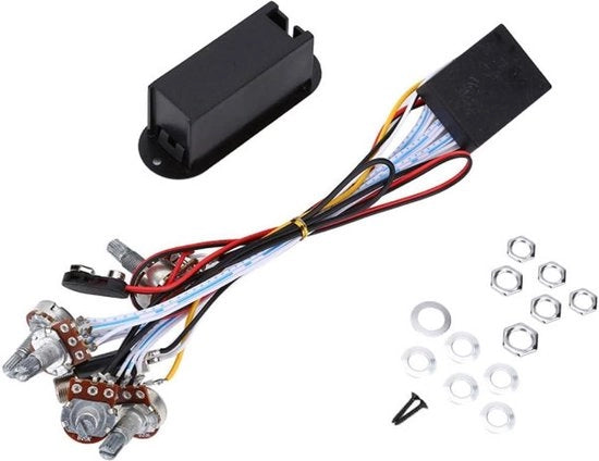 Preamplificatore di Schermatura per Pickup Cambio E-Basso Chitarra - Accessori di Riserva per Strumenti Musicali.