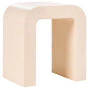 Tavolino dal design scandinavo moderno in MDF beige chiaro design moderno da soggiorno