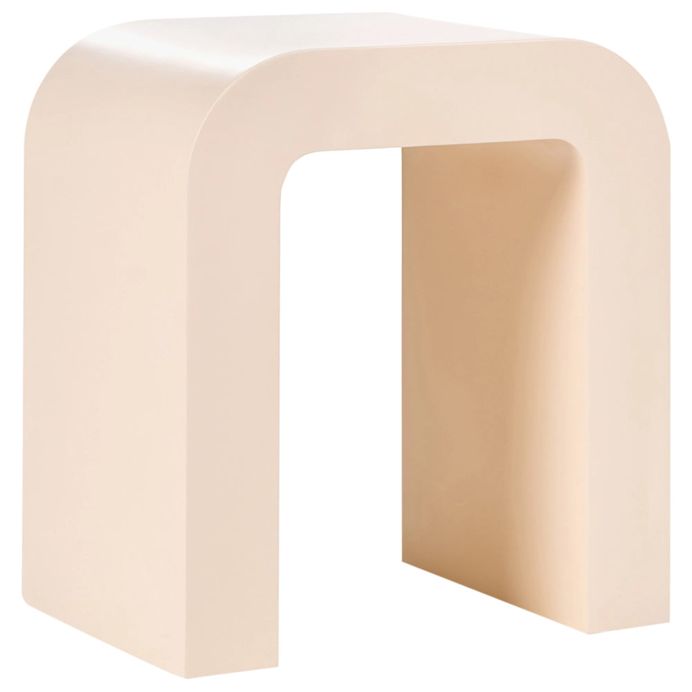 Tavolino dal design scandinavo moderno in MDF beige chiaro design moderno da soggiorno