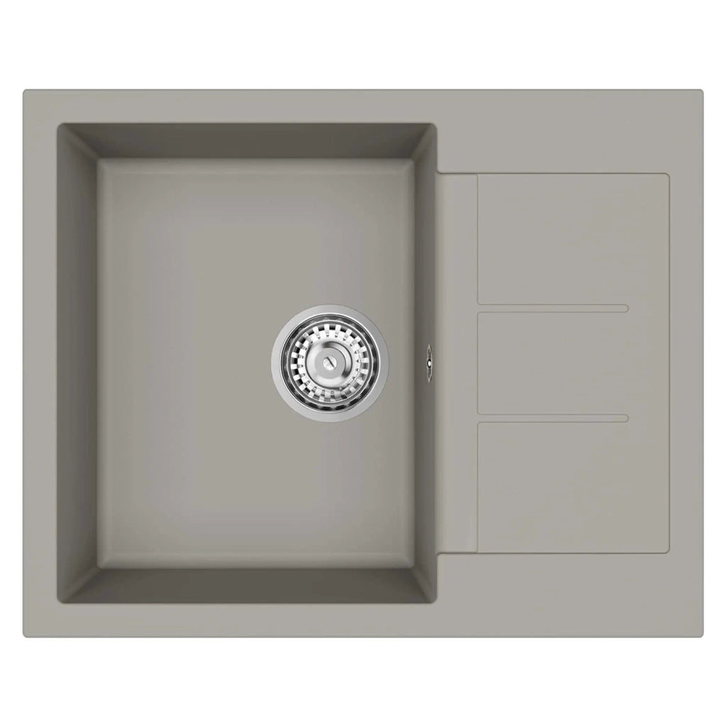 Lavello Grigio 620 x 500 mm 80% Quarzo e 20% Resina CFW2177194