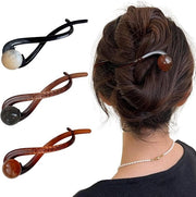 3 set di clip per capelli a forma di banana per donne