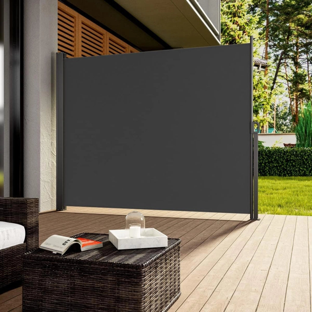Tenda Parasole Laterale Nosara 180x300cm Estensibile Opaca Copertura Separe Privacy Frangivento Balcone