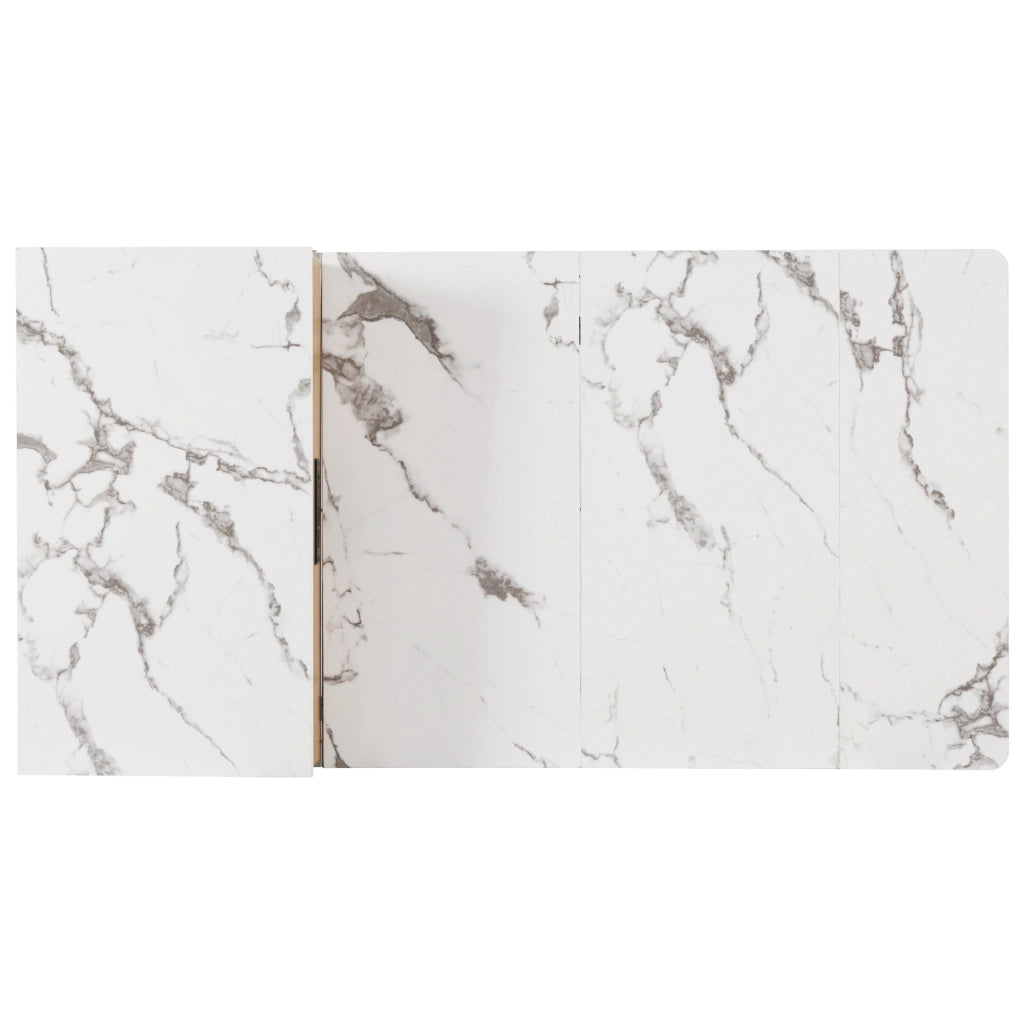 Isola da cucina allungabile 80x71~111~151x92 cm con prese integrate naturale
