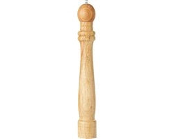 Macina frutta in legno di hevea 38 cm - Prodotti per la casa naturali in legno di hevea - Hevea - 7x7x39