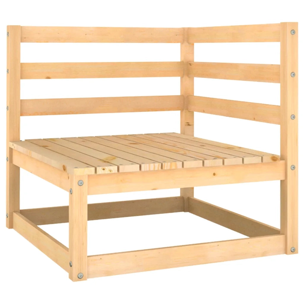 Set Salotto Giardino 8 pz Cuscini Antracite Legno Massello Pino 3083817