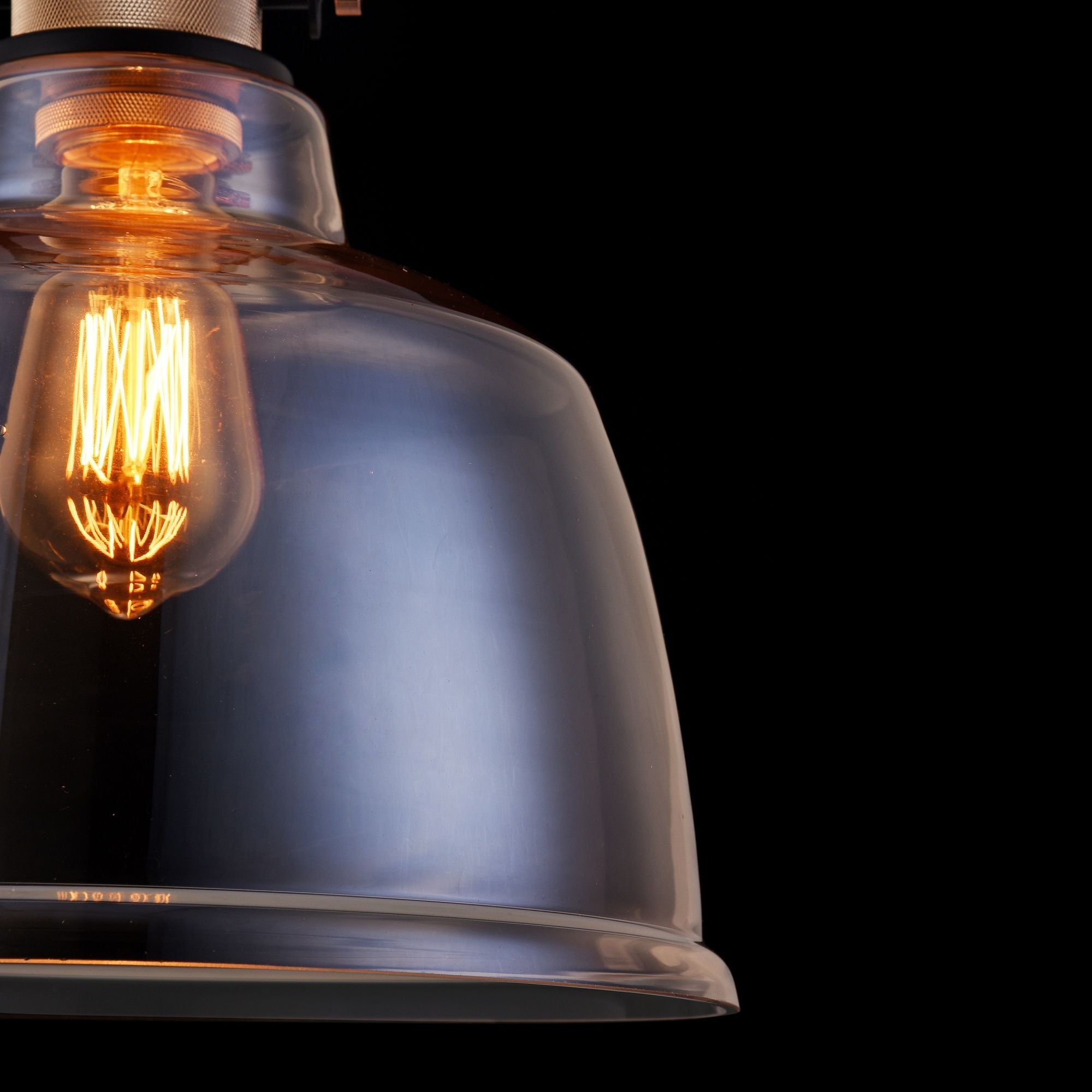 Lampada pendente Pendant in Metallo Irving Nero