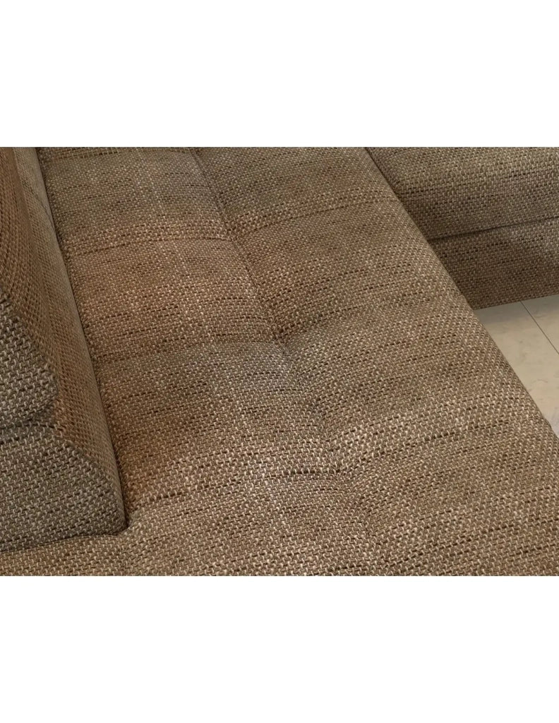 Divano letto angolare PALAZZO 4 posti beige – angolo destro con 1 cuscino