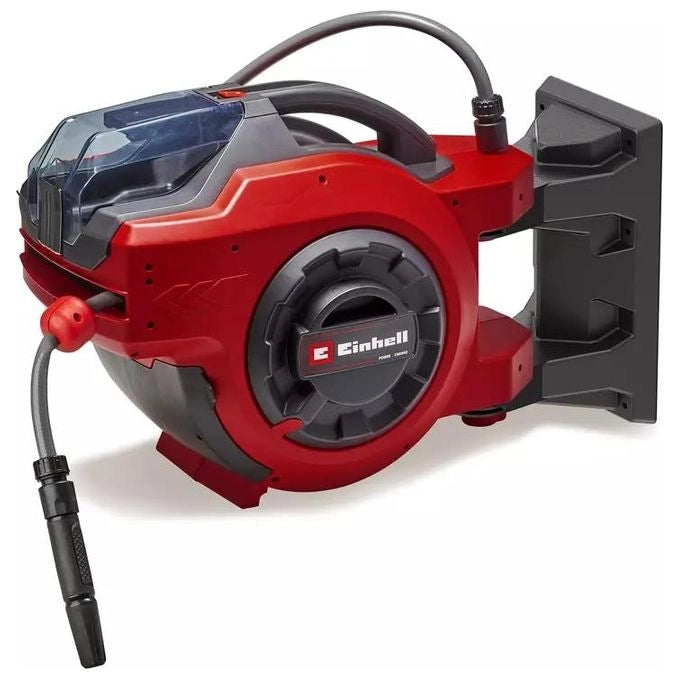 Einhell GE-HR 18/30 Li-Solo Rocchetto montato a muro Automatico Nero, Rosso