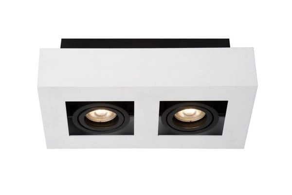 Faretto Lucide Xirax 2 luci bianco GU10 5W CCT 2200-3000K