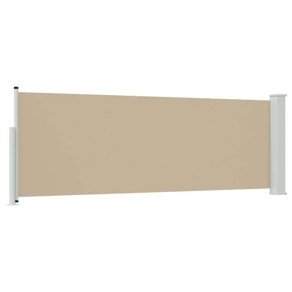 Tenda laterale retrattile Beige 300 x 100 cm Poliestere