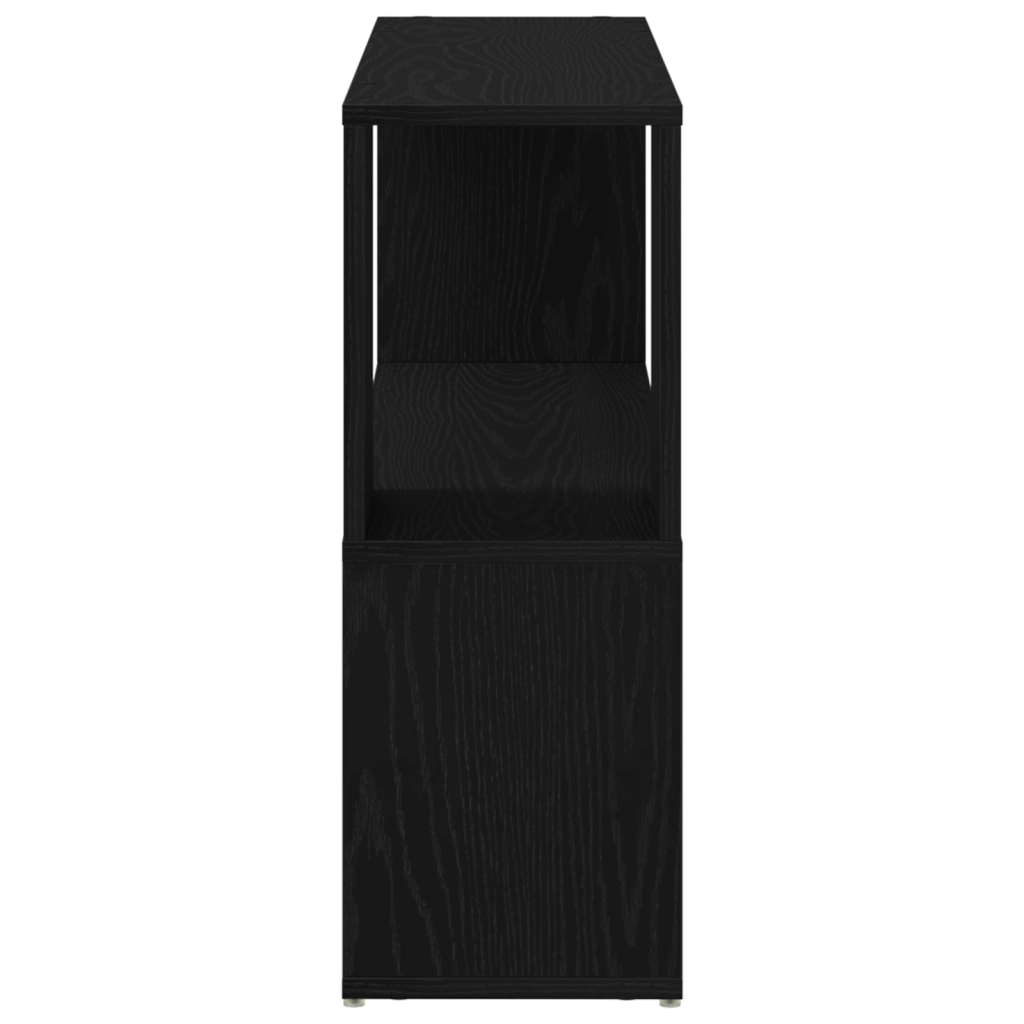 Libreria  Nero Rovere 100x24x63 cm in Legno Ingegnerizzato