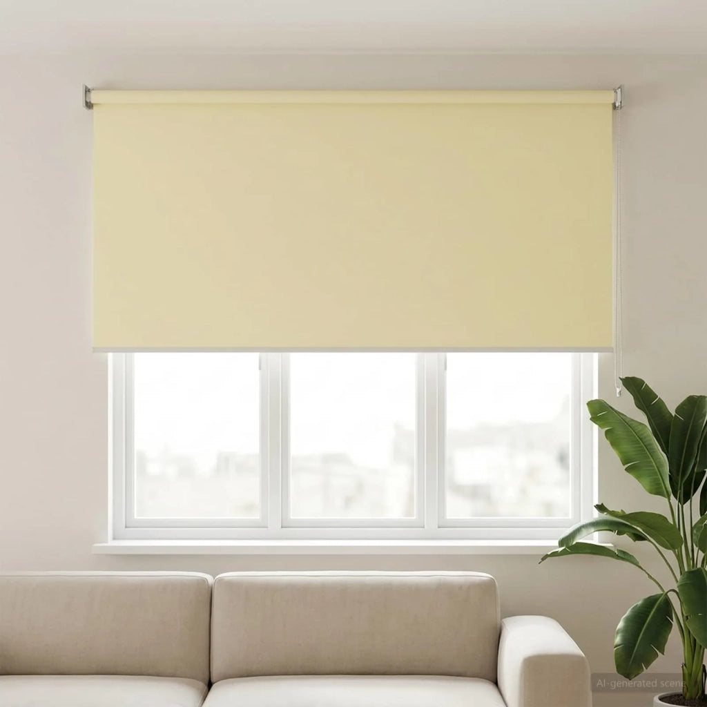 Voletta a rullo | Tenda a rullo con protezione UV Crema 200 x 140 cm Poliestere
