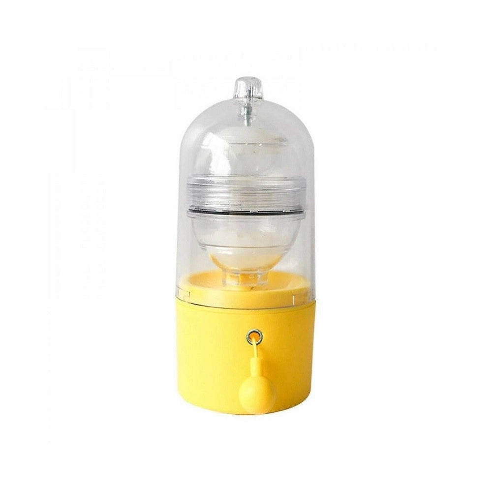 Trade Shop - Scuotitore Agitatore Frullino Per Uova In Plastica Scuotiuova Manuale Q-t191 -