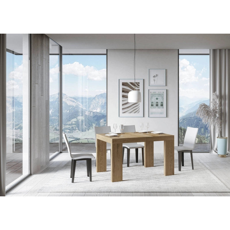 Tavolo allungabile 130/390x90 cm Roxell Premium - Quercia Natura