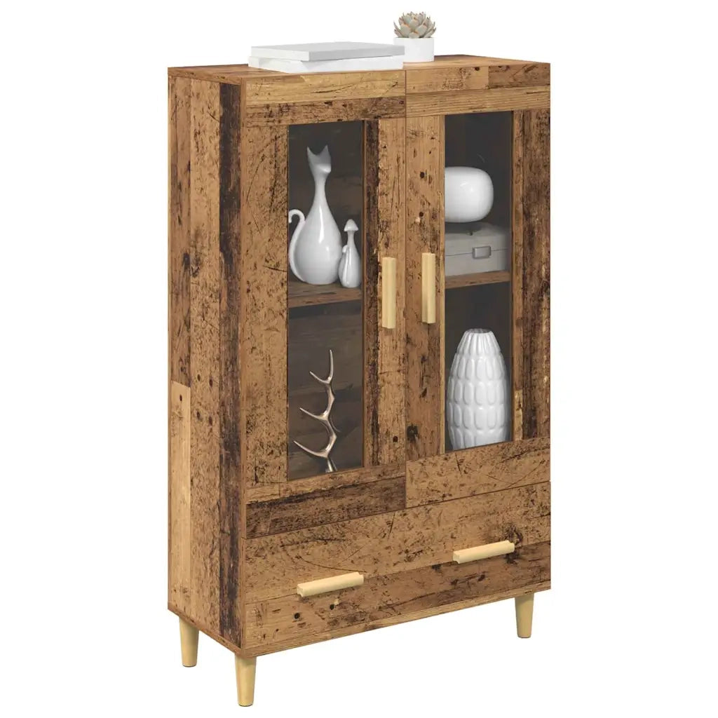 Credenza-Buffet-Armadio da cucina Legno vecchio 70 x 31 x 115 cm Legno multistrato