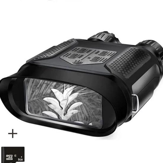 Nachtkijker con infrarosso - Occhiali da vista di lusso con visione notturna giorno e notte - Visore notturno occhiali + scheda SD - Visore notturno - Nero

Modello: 
 Specifiche tecniche: 
 Codice prodotto: