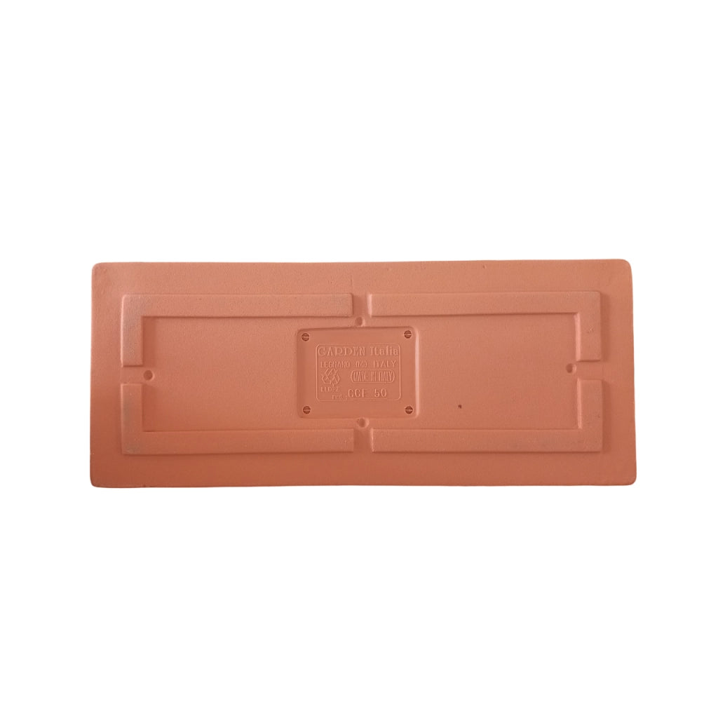 Cheonda - Garden Italia Fioriera Festonata GCF 100×40 cm in Resina – Made in Italy, Resistente al Gelo e Antiurto Colore: TERRACOTTA