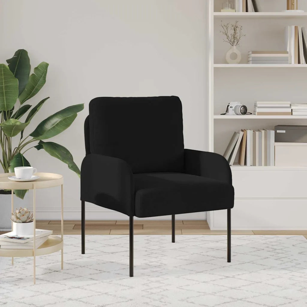 Divani con cuscino 55cm Nero Legno compensato 42023443