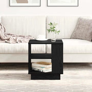Tavolino da Salotto-Tavolino da soggiorno-Tavolo Rovere Nero 40 x 40 x 43 cm