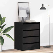 Mobile con Cassetti Nero 60 x 41 x 76 cm Legno multistrato 868922