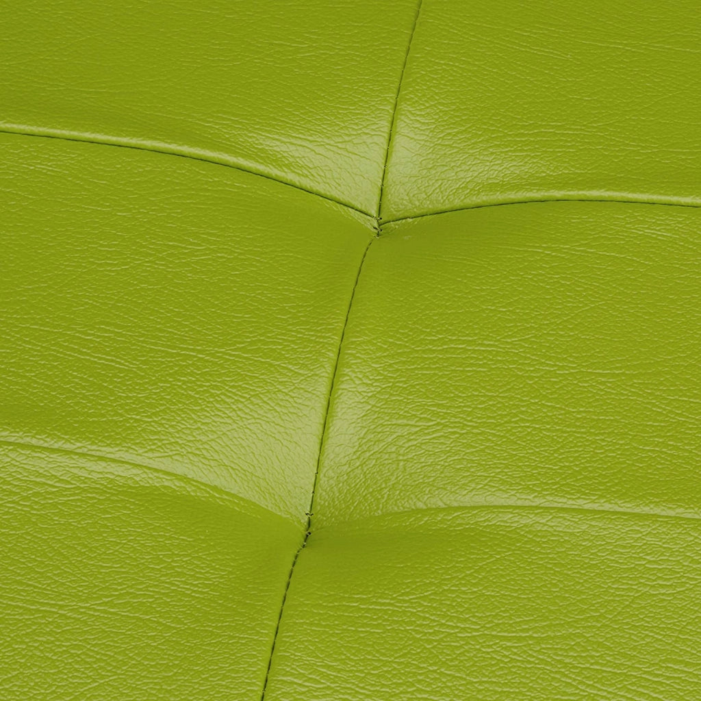 Sgabello pieghevole in materiale sintetico pouf contenitore pieghevole 114 cm verde 13_0002807_2