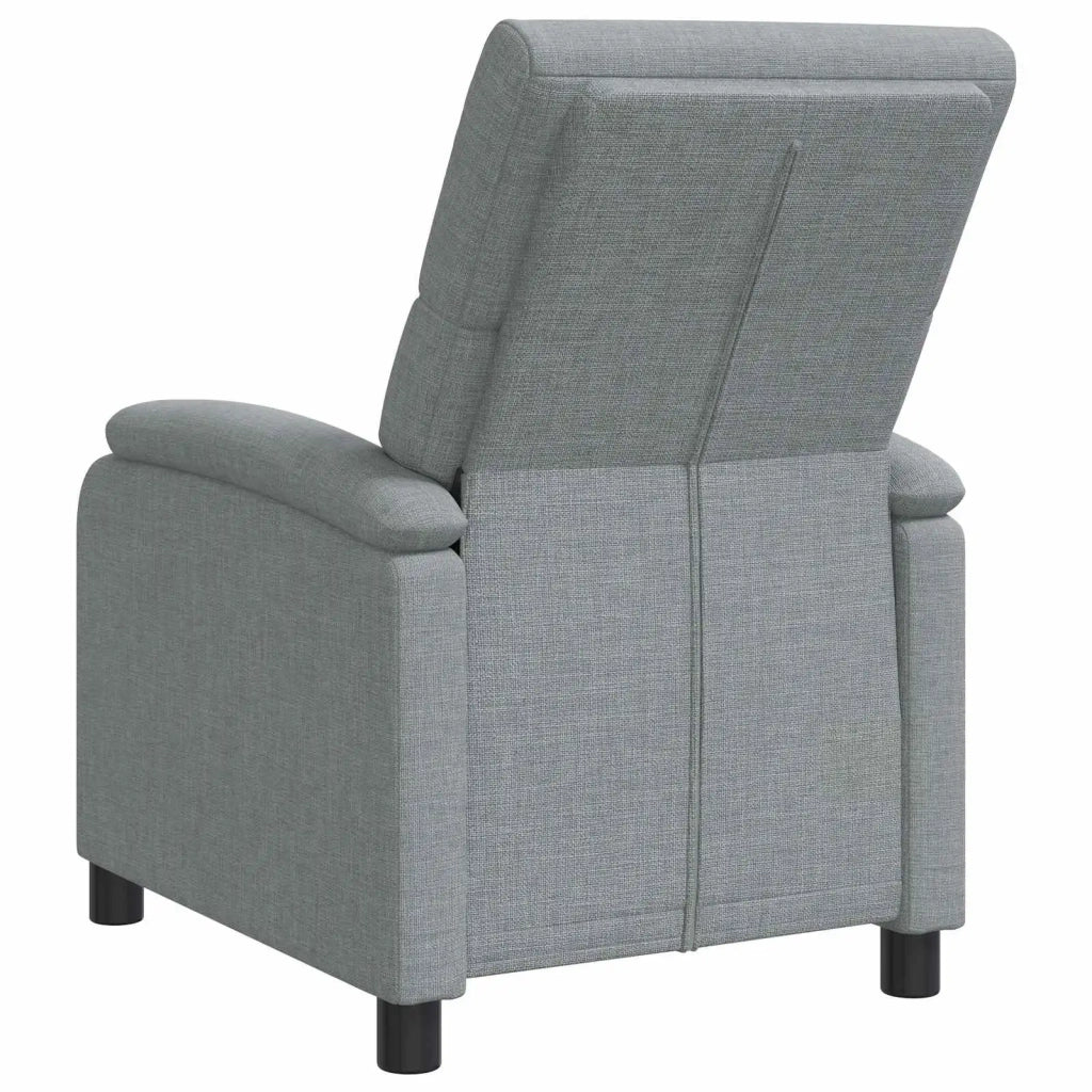 Divano Sedia-Poltrona reclinabile Grigio Chiaro Tessuto 949940