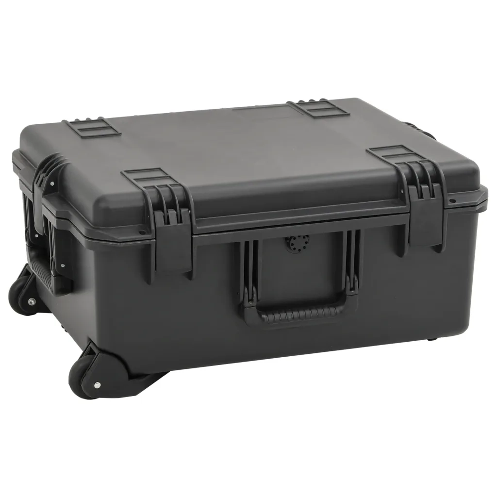 Valigetta da Volo Portatile Nera 62,5x50x28,5 cm in PP CFW4325418