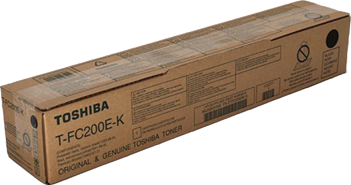 ORIGINAL Toshiba toner nero T-FC200E-K 6AJ00000123 ~38400 Seiten
