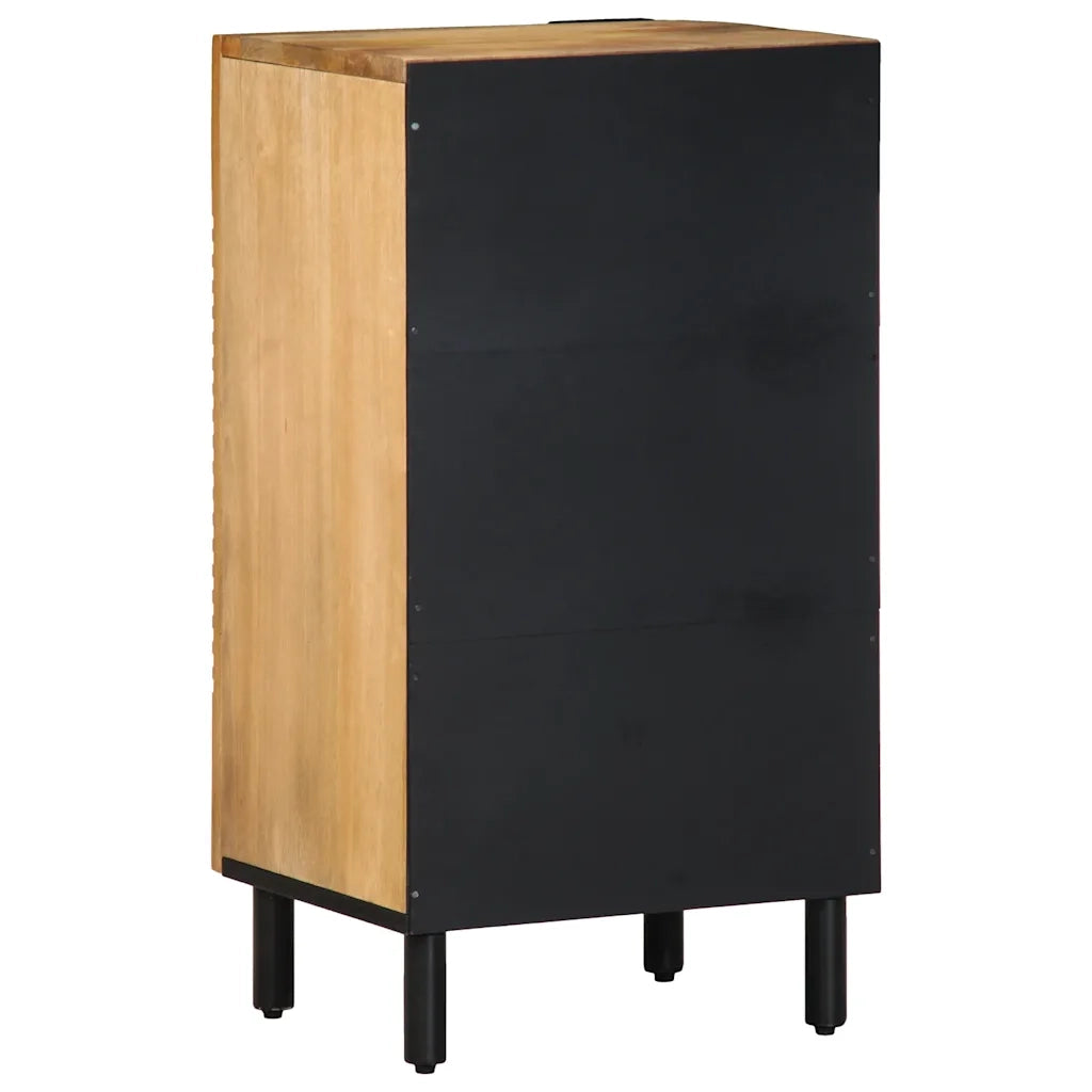 Credenza Marrone 40x33x75 cm in Legno Massello di Mango 4017744