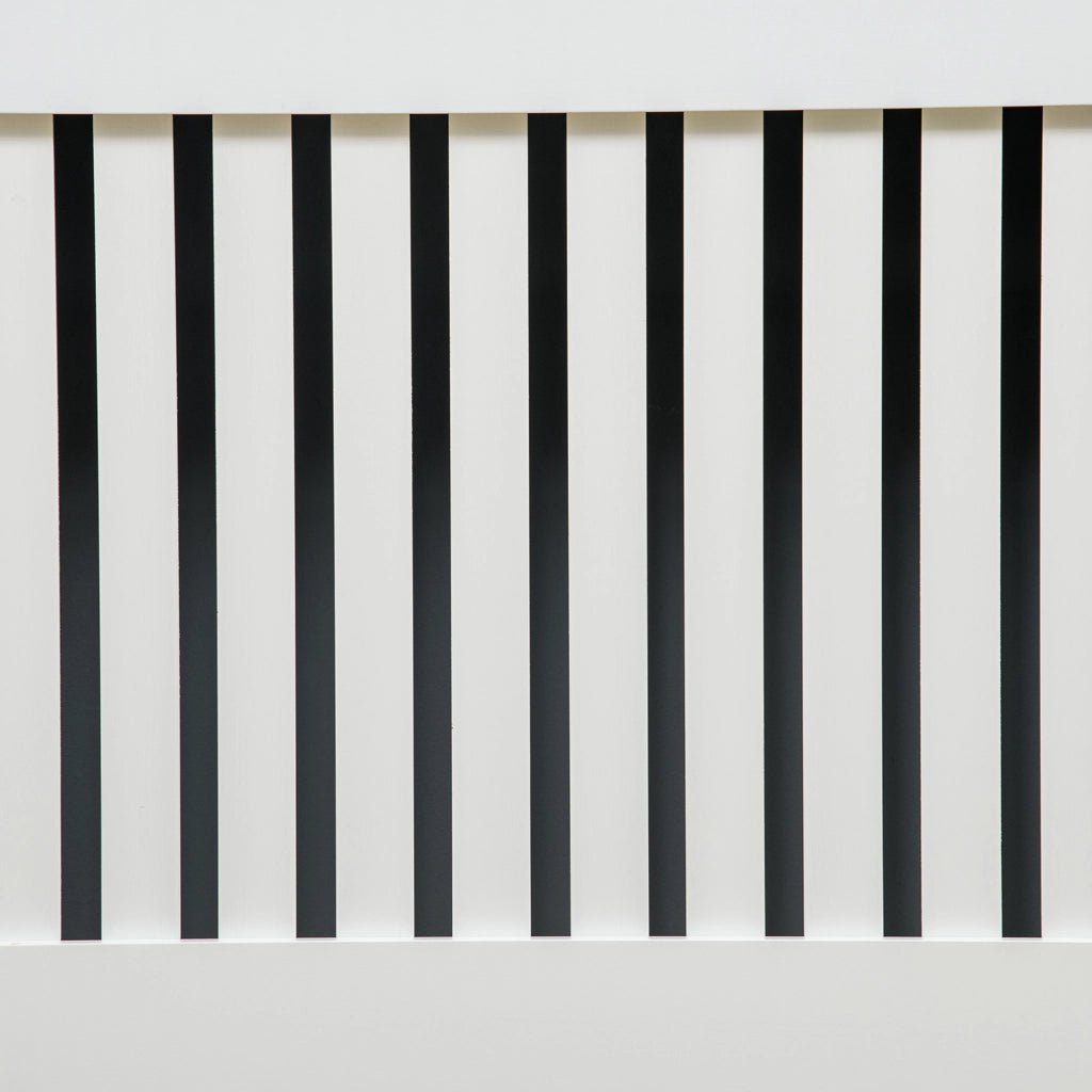 Copritermosifone a Doghe in MDF ¨C Zephmum ¨C Bianco 172x19x81 cm