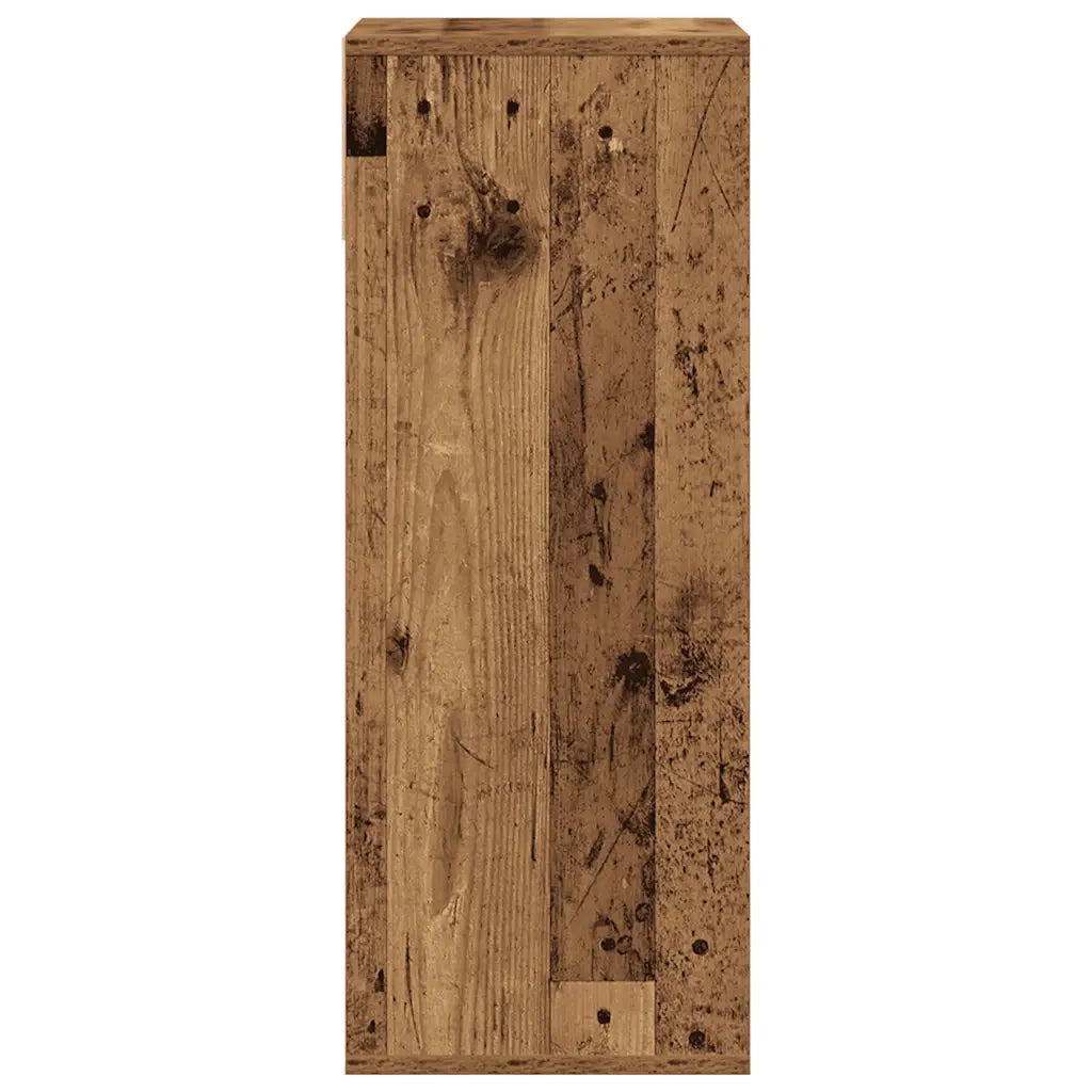 vidaXL Libreria Legno Antico 34x31x80 cm in Legno Multistrato
