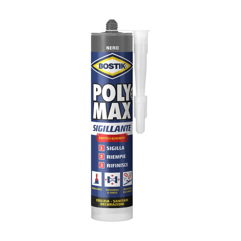 BOSTIK POLYMAX SIGILLANTE 280 ML NERO CARTUCCIA- 1,0 pz