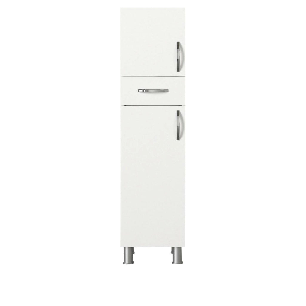 Giuddanin, Mobile Colonna 4 Ripiani, 35x31x179h cm Bianco