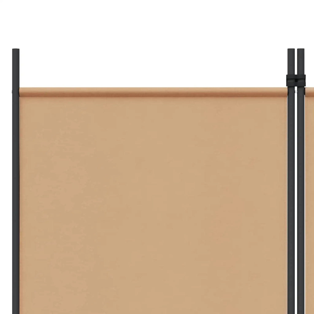 Divisorio Ambienti | Divider per stanze | Paravento a 3 pannelli Beige 150 x 200 cm Tessuto